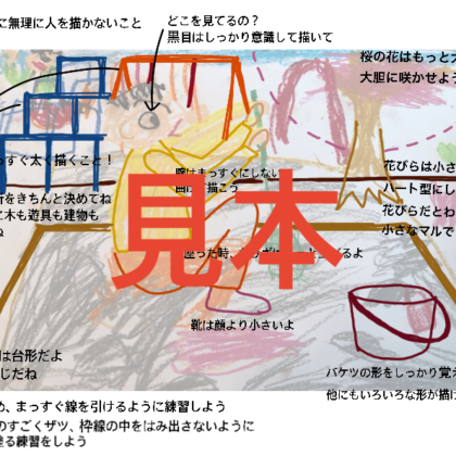 小学校受験 絵画 家庭教師 アプローチお受験 課題画